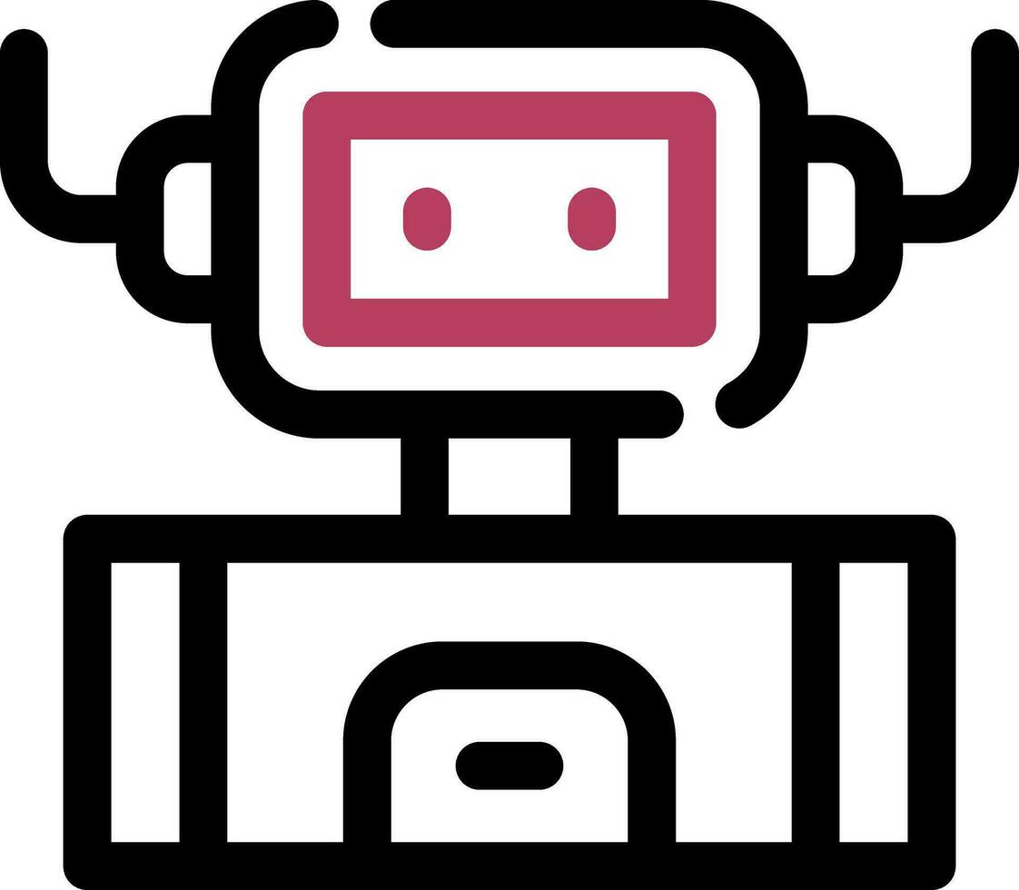 industrieel robot creatief icoon ontwerp vector