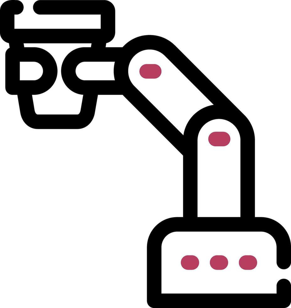 robot barista creatief icoon ontwerp vector