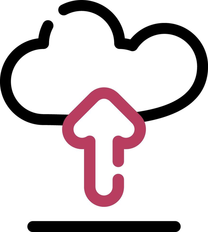 wolk uploaden creatief icoon ontwerp vector