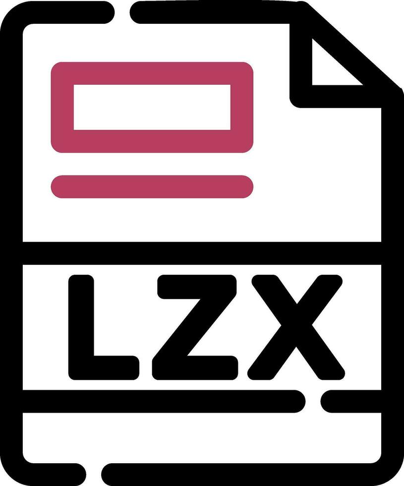 lzx creatief icoon ontwerp vector