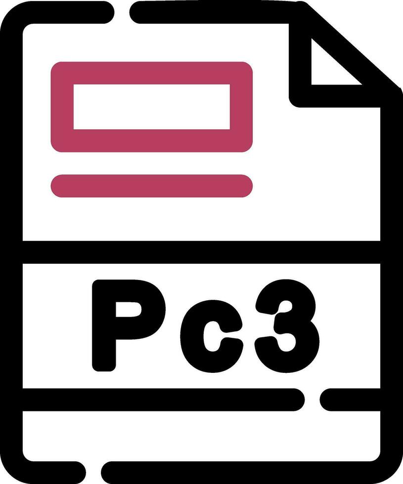 pc3 creatief icoon ontwerp vector