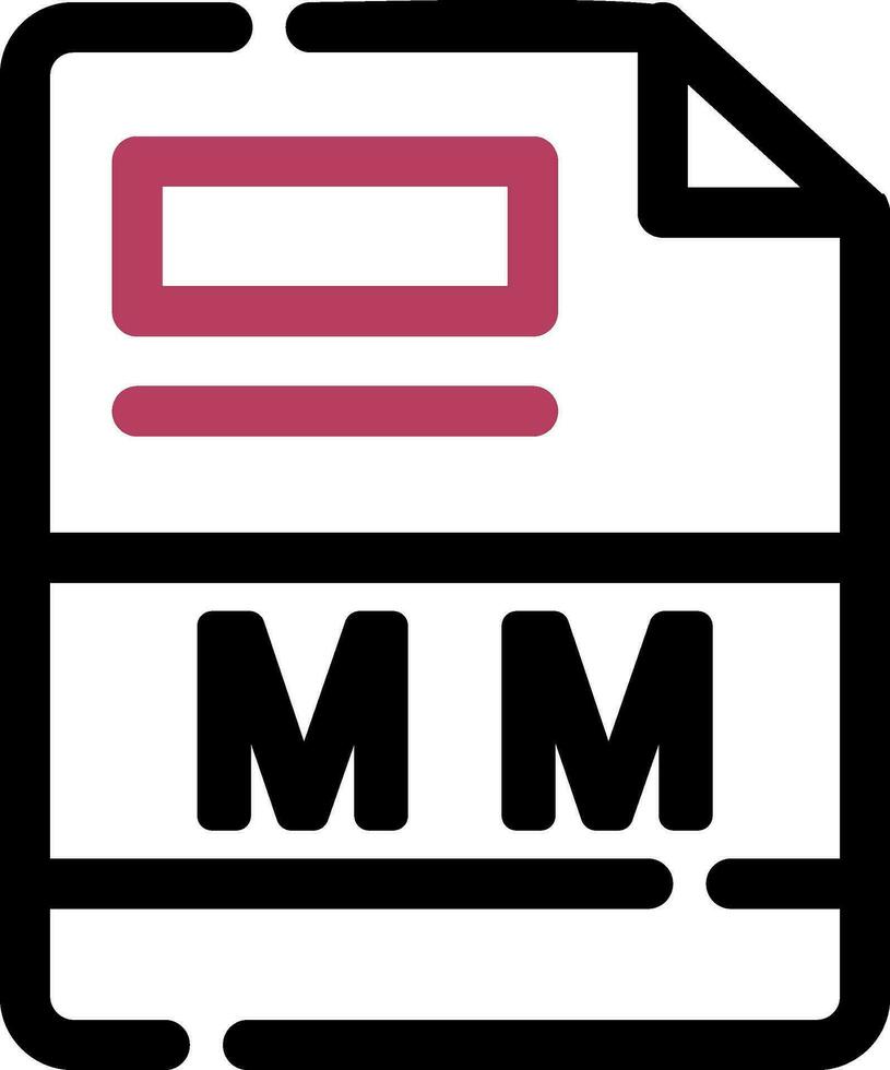 mm creatief icoon ontwerp vector