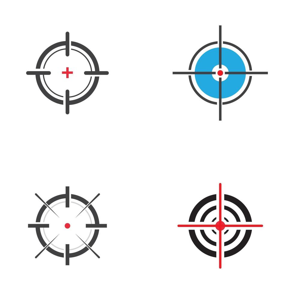 doel vector pictogram illustratie