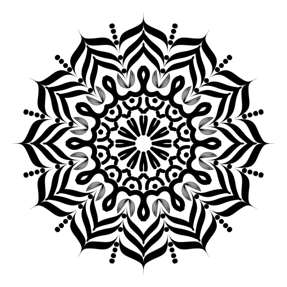 mandala geïsoleerd element van sierpatroon achtergrondontwerp vector