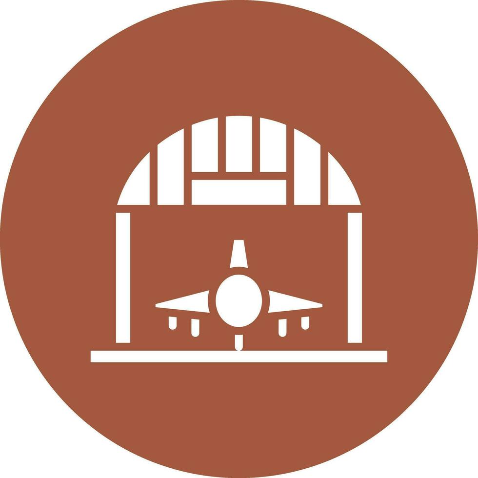 hangar vector pictogram ontwerp illustratie