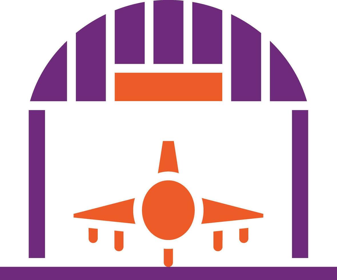 hangar vector pictogram ontwerp illustratie