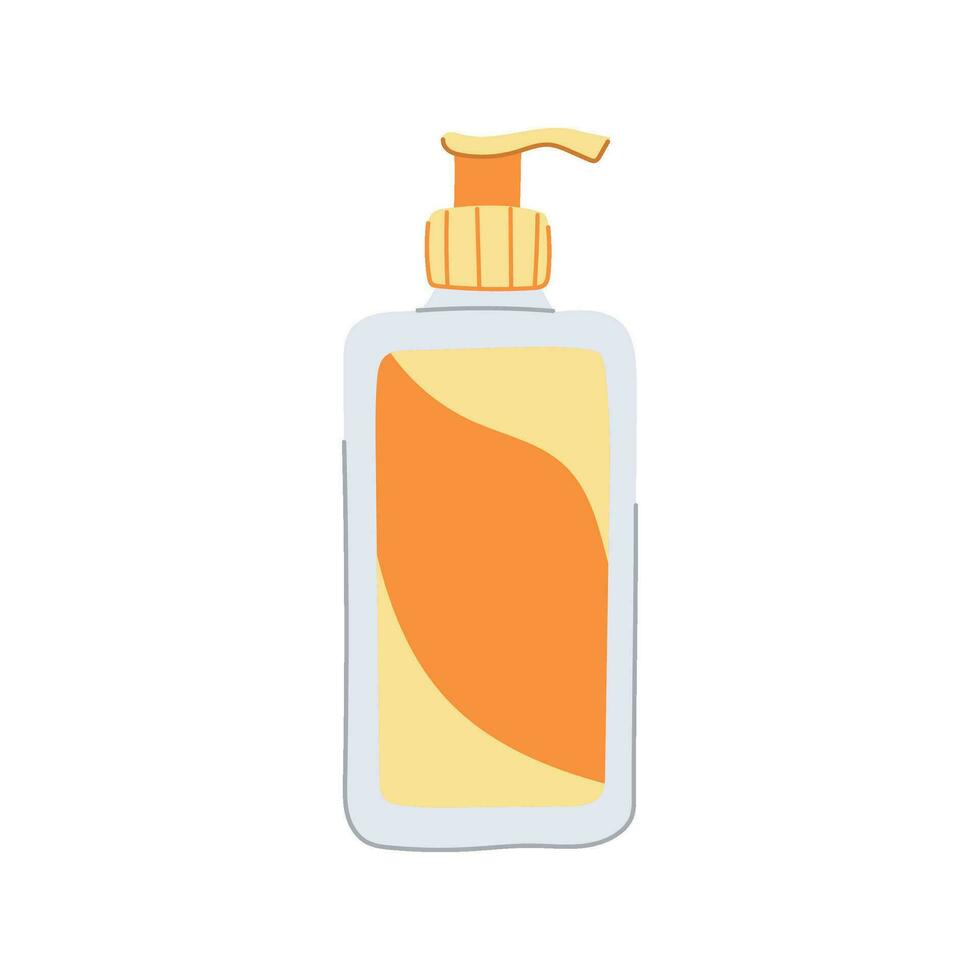 vrouw lotion tekenfilm vector illustratie