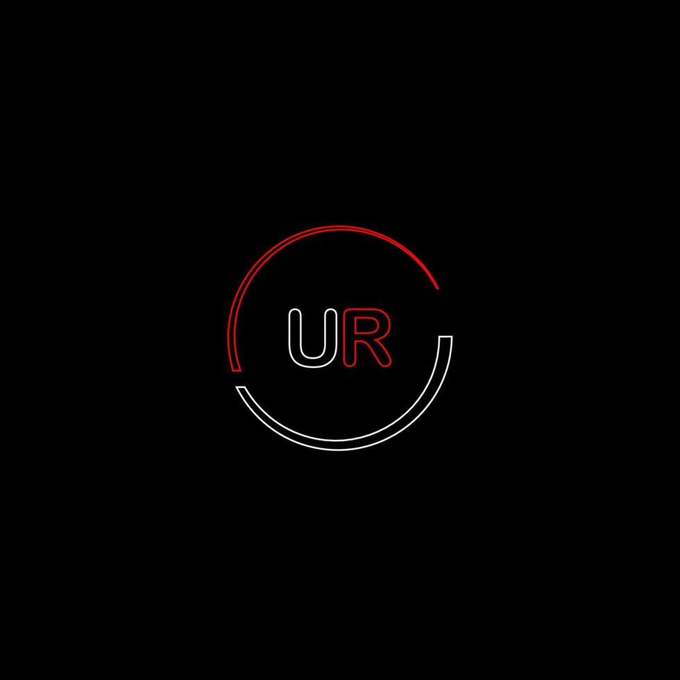 ur creatief modern brieven logo ontwerp sjabloon vector