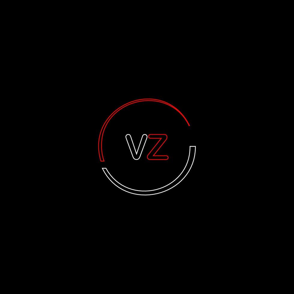 vz creatief modern brieven logo ontwerp sjabloon vector