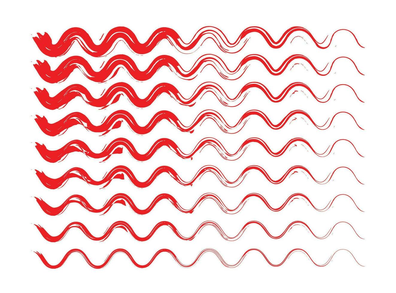 vector grunge meetkundig achtergrond voor behang zigzag afdrukken geschilderd ornament van borstel slagen.