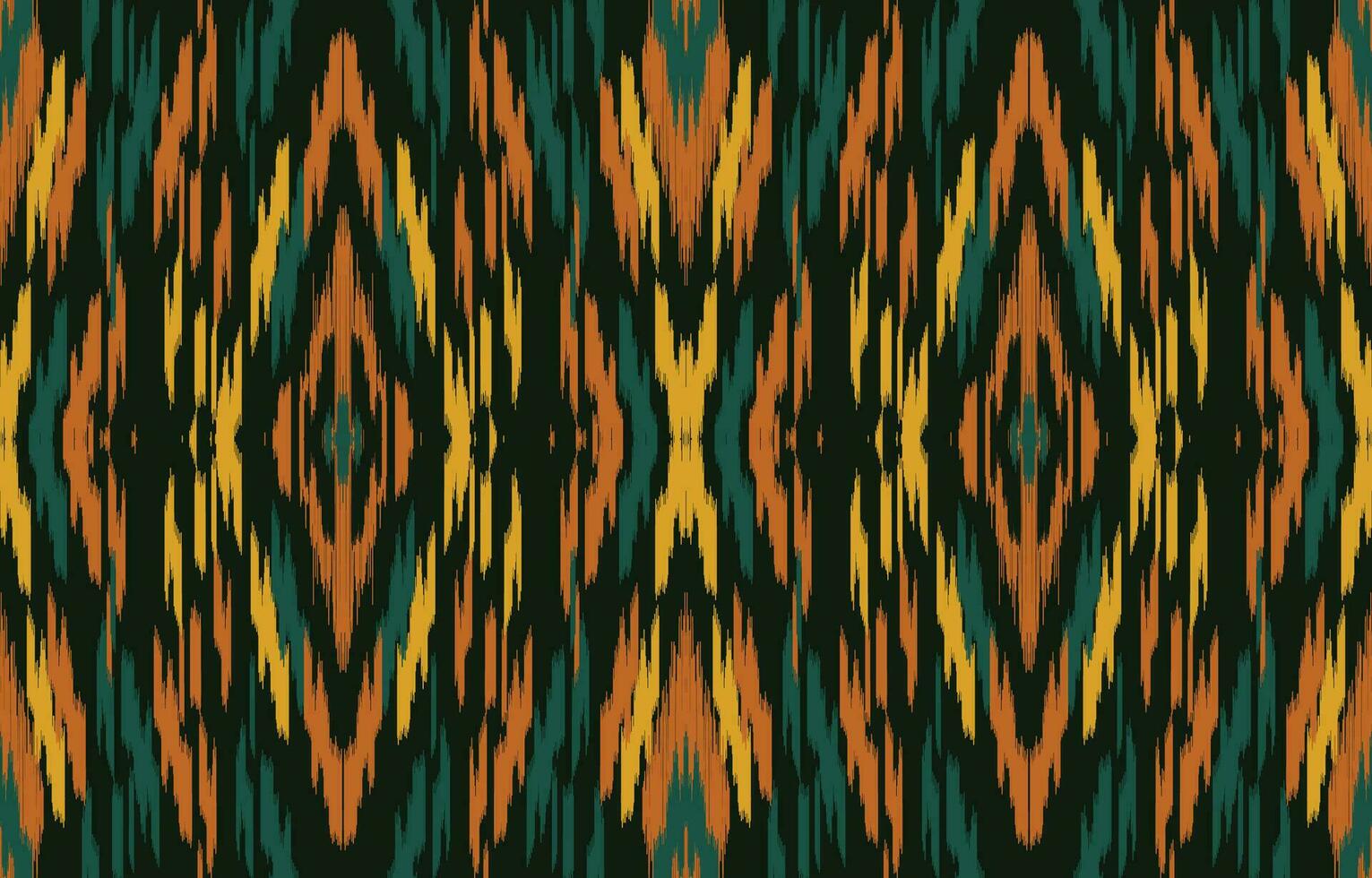 etnisch abstract ikat kunst. aztec ornament afdrukken. meetkundig etnisch patroon naadloos kleur oosters. ontwerp voor achtergrond ,gordijn, tapijt, behang, kleding, inpakken, batik, vector illustratie.