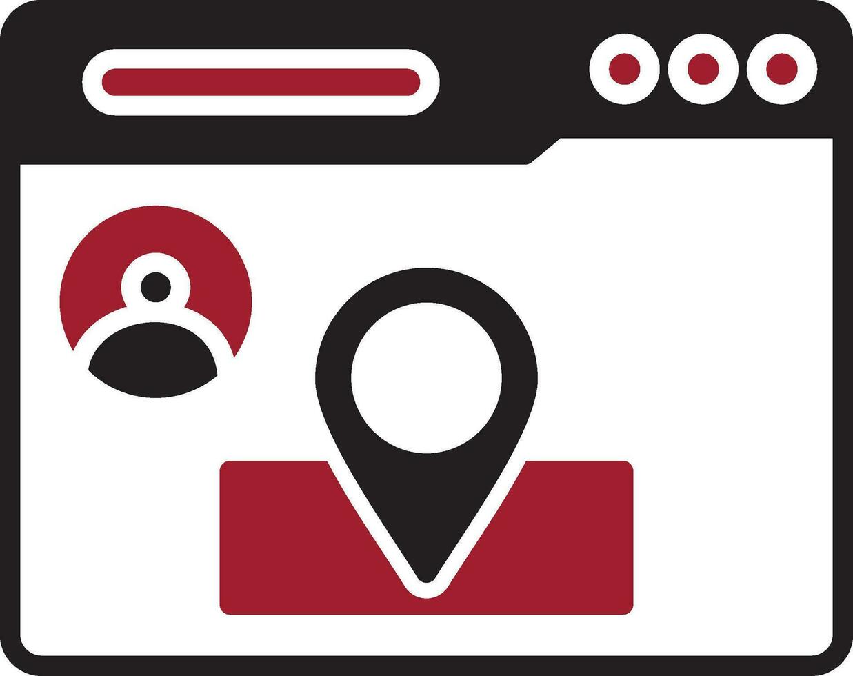 locatie vector pictogram