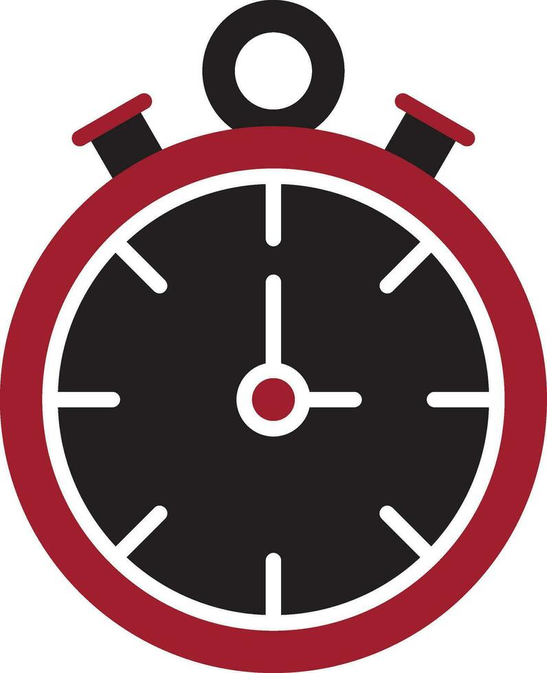 stopwatch vector pictogram