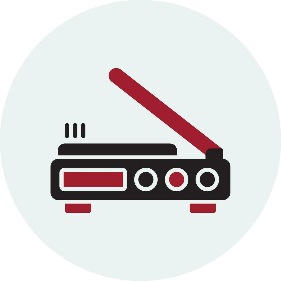 3D-scanner vector pictogram