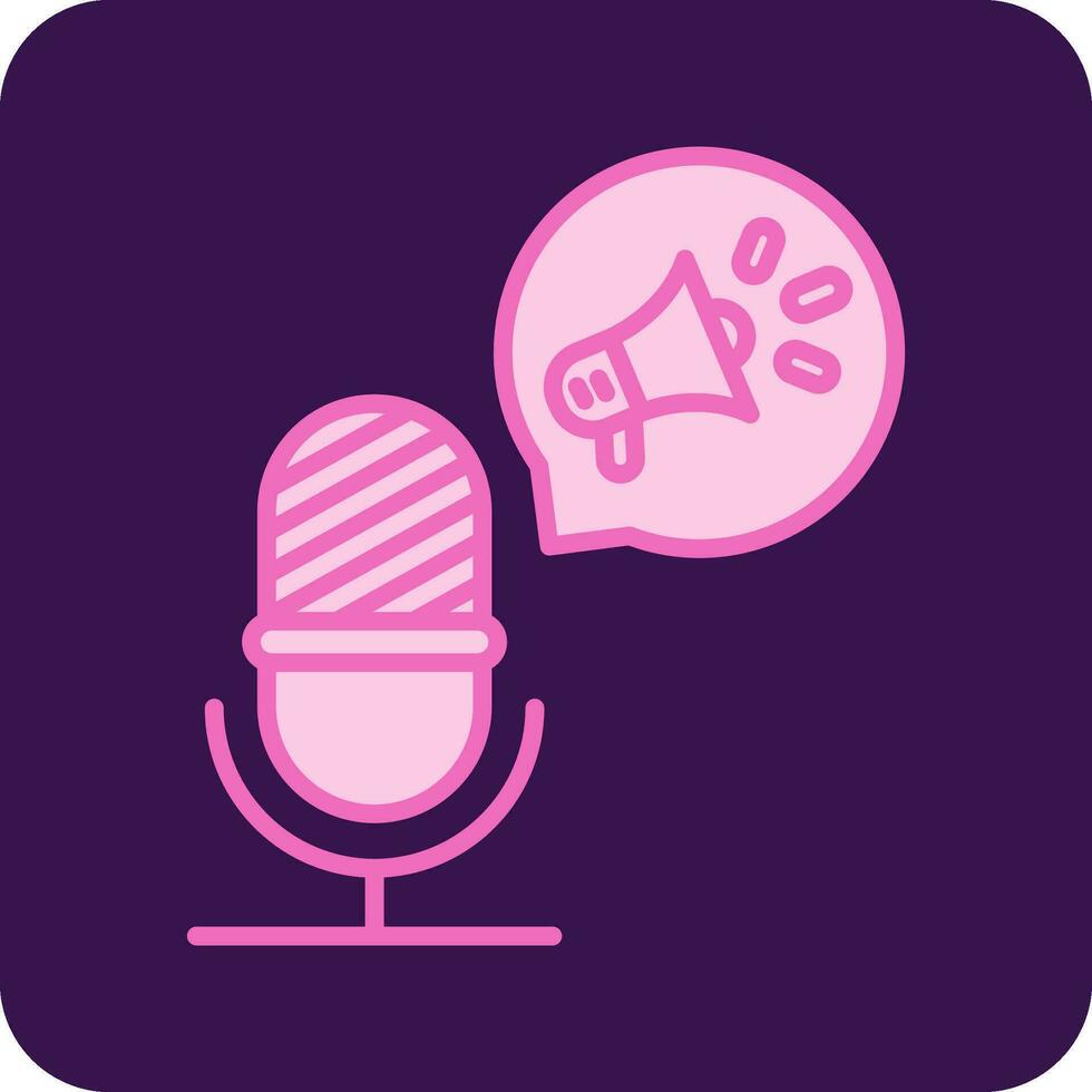 podcast vector icoon