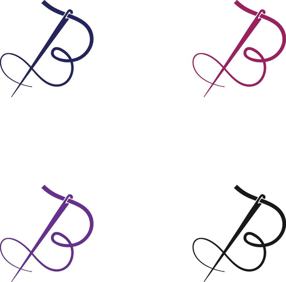 kleding logo b vector