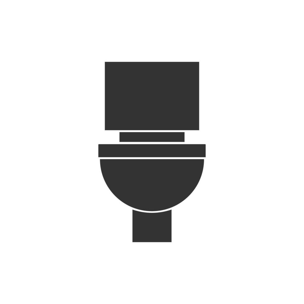 toiletpot geïsoleerde vector icon