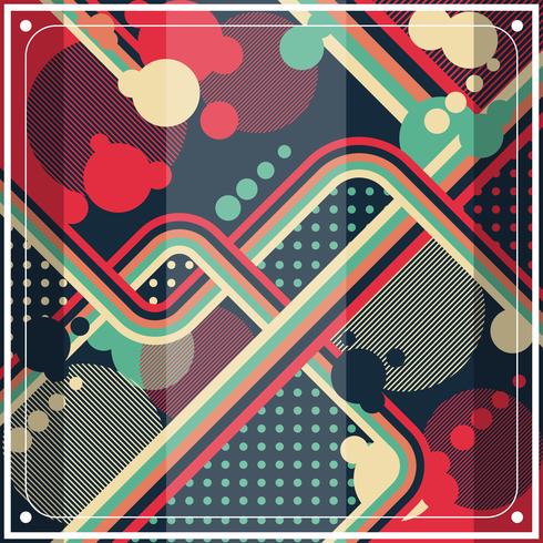 Oude retro vintage stijl achtergrond ontwerpsjabloon vector