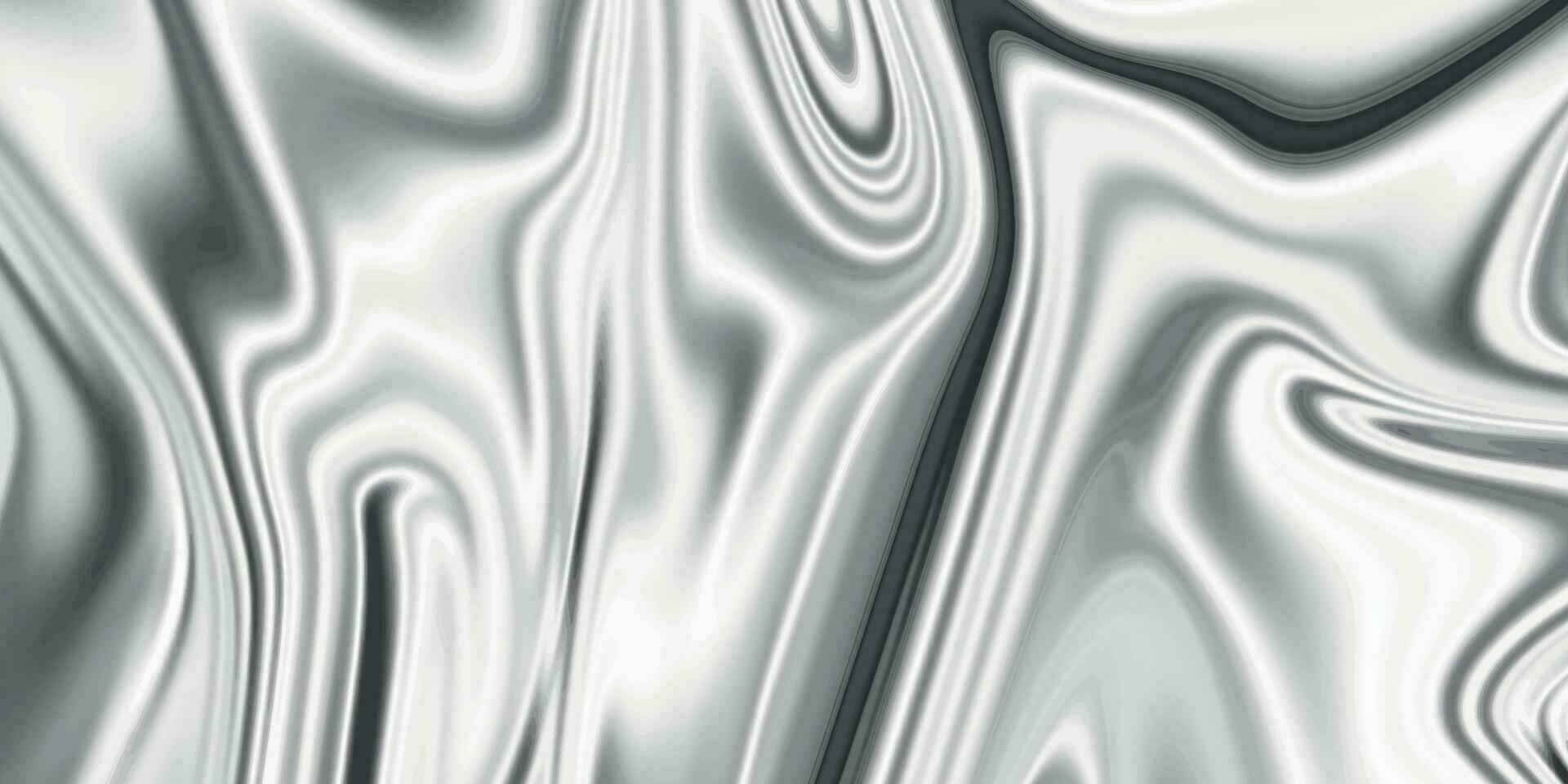 zilver achtergrond. abstract vloeistof Golf achtergrond. artwork marmeren achtergrond. modern achtergrond met wervelingen, vloeistoffen, gevonden, vloeibaar maken. vector