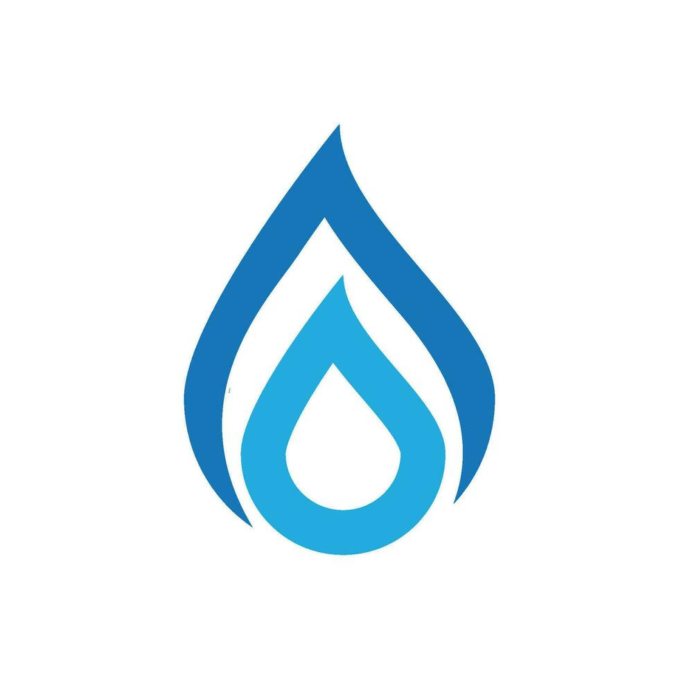 waterdruppel logo sjabloon vector