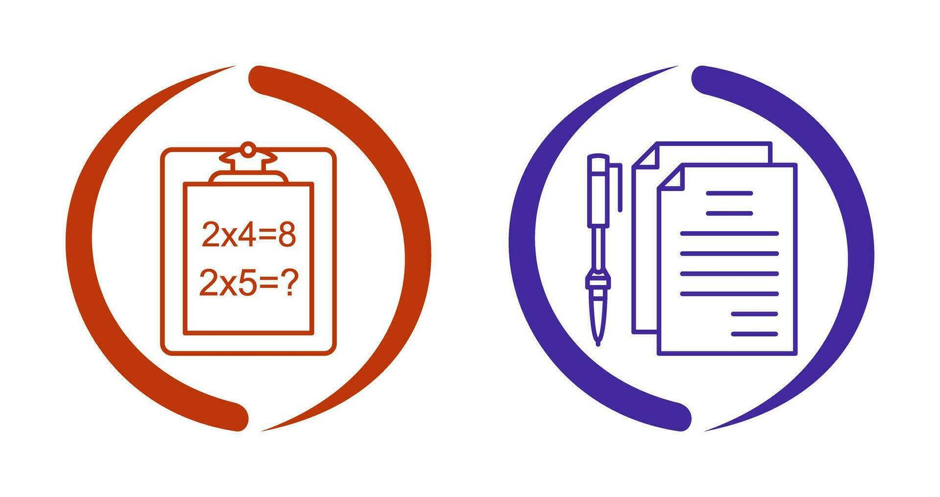 oplossen vraag en document en pen icoon vector