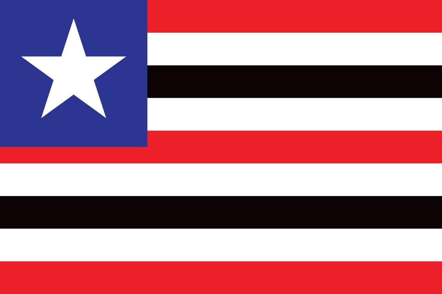 maranhao officieel vlag vector