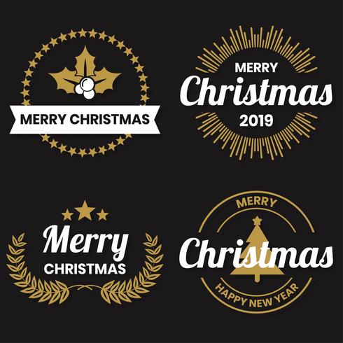 Kerst Vector Logo voor banner