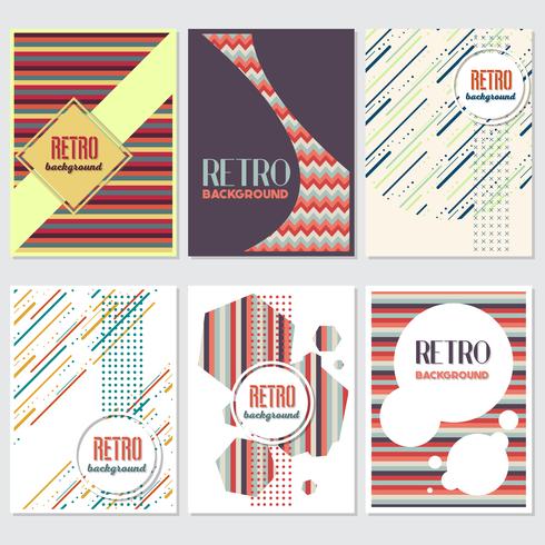 Oude retro vintage stijl achtergrond ontwerpsjabloon vector