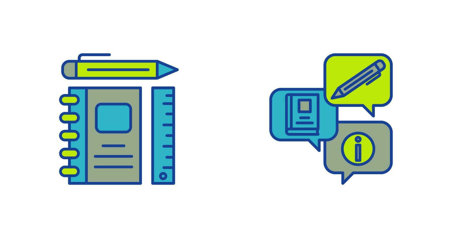 aan het leren gereedschap en onderwijs icoon vector