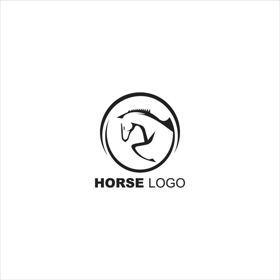 paard logo sjabloon vector
