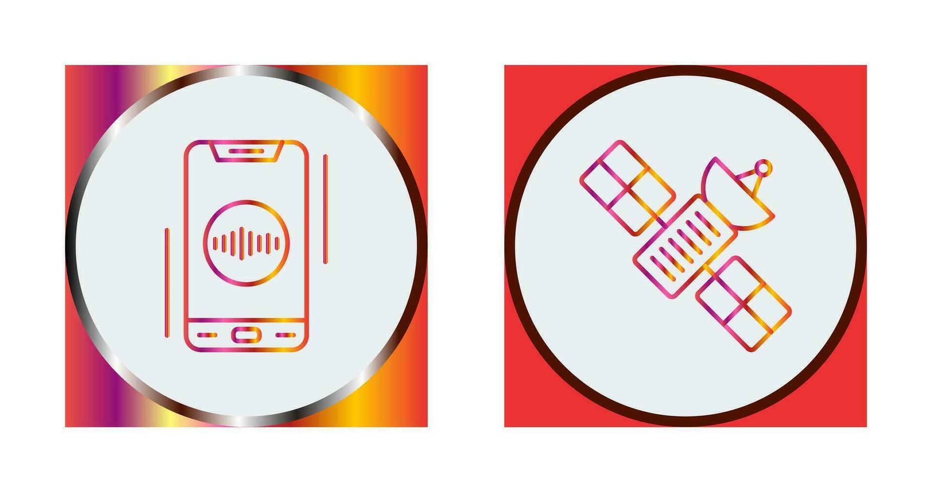 opnemer en satelliet icoon vector