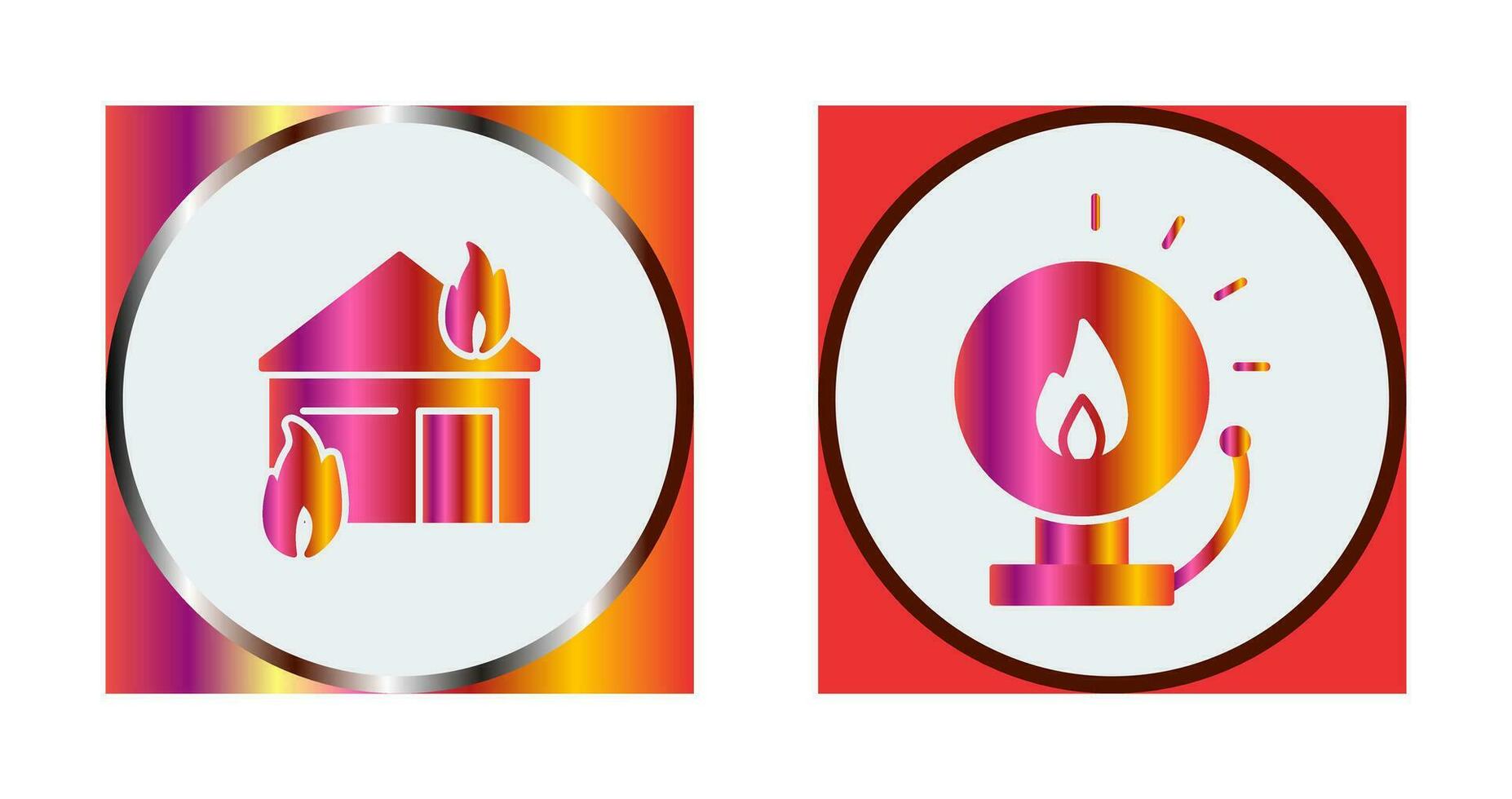brand consumeren huis en brand alarm icoon vector
