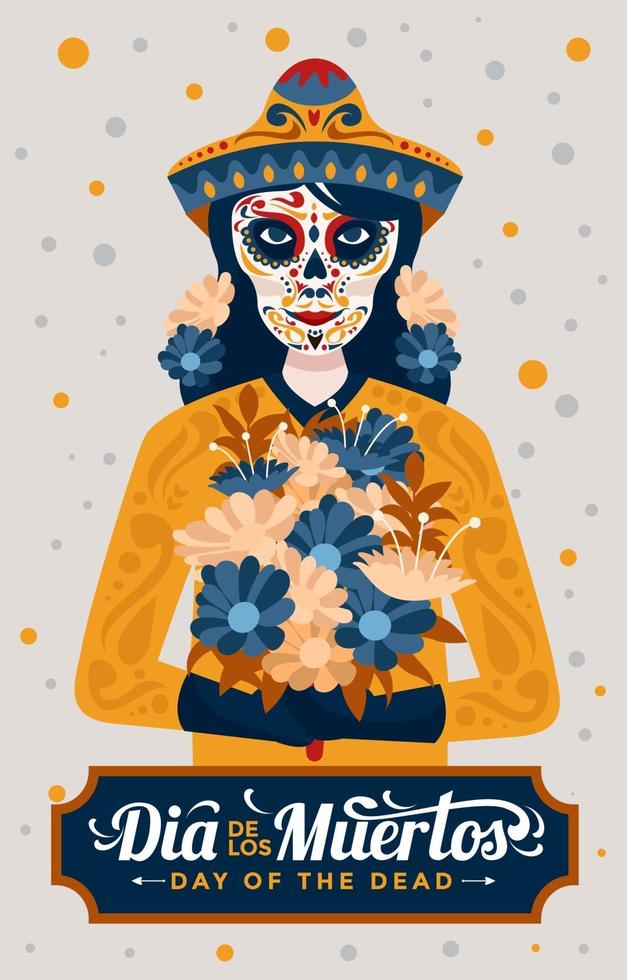 dia de los muertos concept vector