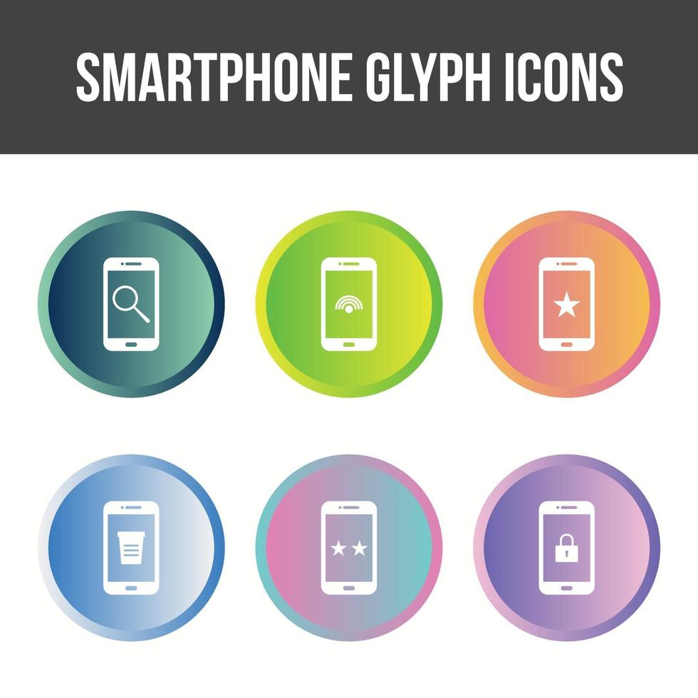 mobiele apps vector icon set