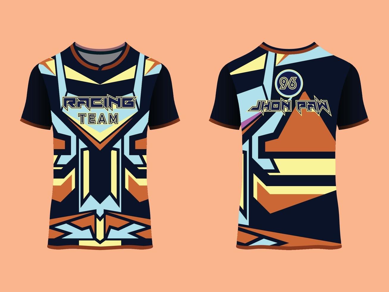 sportkleding abstract raceontwerp vector