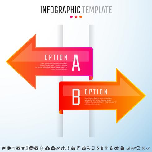 Infographics ontwerpsjabloon vector