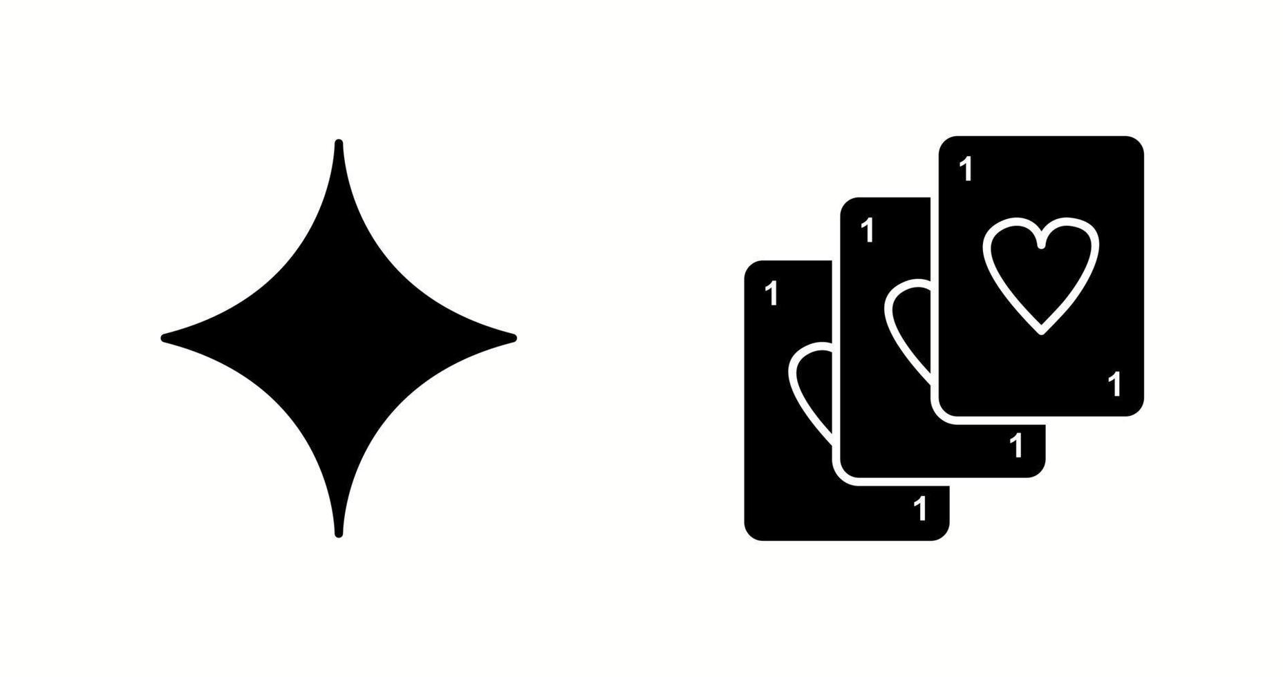 unieke twee vector iconen set