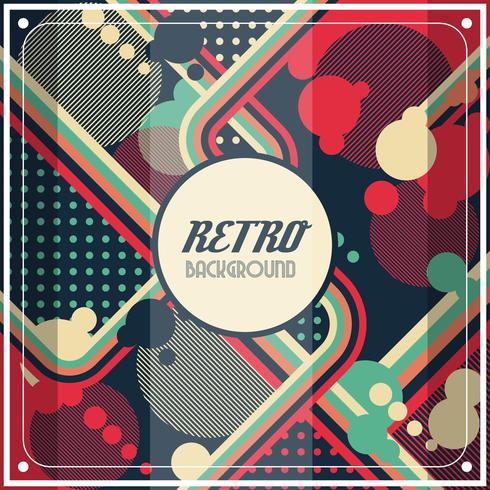 Oude retro vintage stijl achtergrond ontwerpsjabloon vector