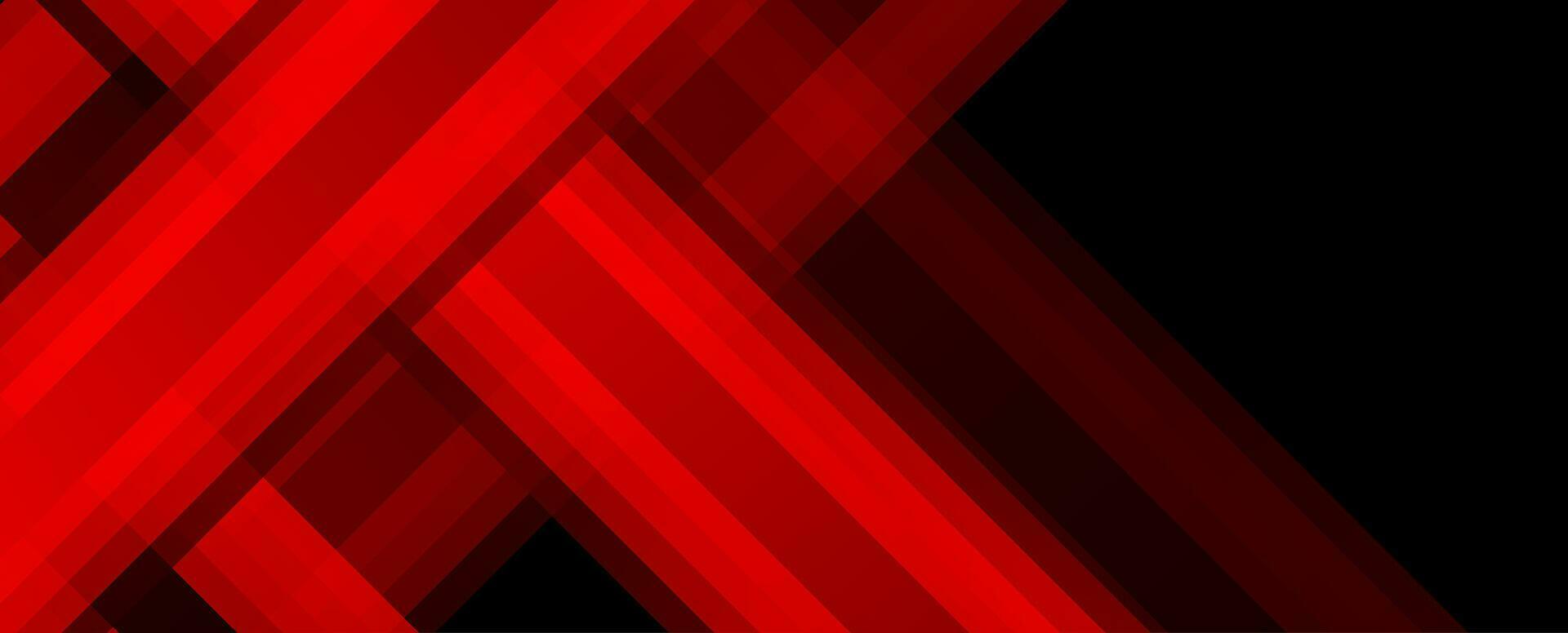 helder rood strepen abstract meetkundig banier ontwerp vector