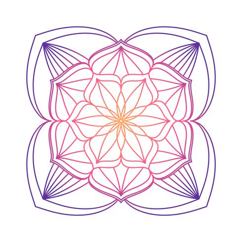 Mandala ornament vector afbeelding