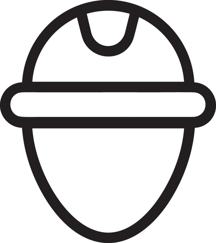 veiligheid helm icoon symbool beeld vector. illustratie van de hoofd beschermer industrieel ingenieur arbeider ontwerp beeld vector