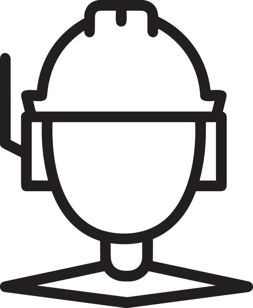 veiligheid helm icoon symbool beeld vector. illustratie van de hoofd beschermer industrieel ingenieur arbeider ontwerp beeld vector