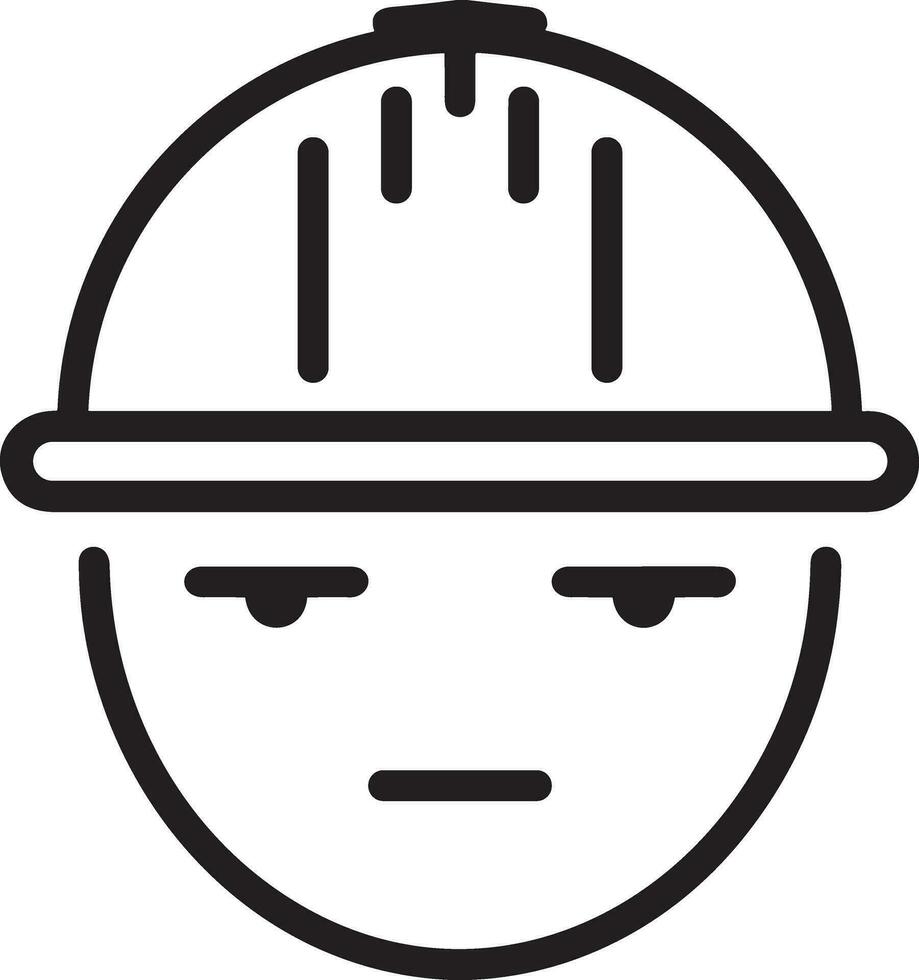 veiligheid helm icoon symbool beeld vector. illustratie van de hoofd beschermer industrieel ingenieur arbeider ontwerp beeld vector