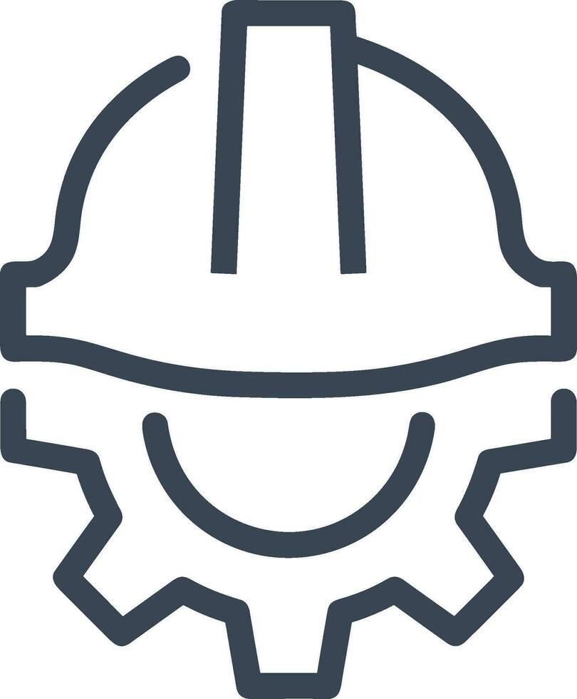 veiligheid helm icoon symbool beeld vector. illustratie van de hoofd beschermer industrieel ingenieur arbeider ontwerp beeld vector