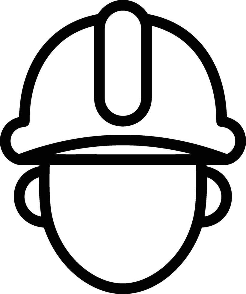 veiligheid helm icoon symbool beeld vector. illustratie van de hoofd beschermer industrieel ingenieur arbeider ontwerp beeld vector