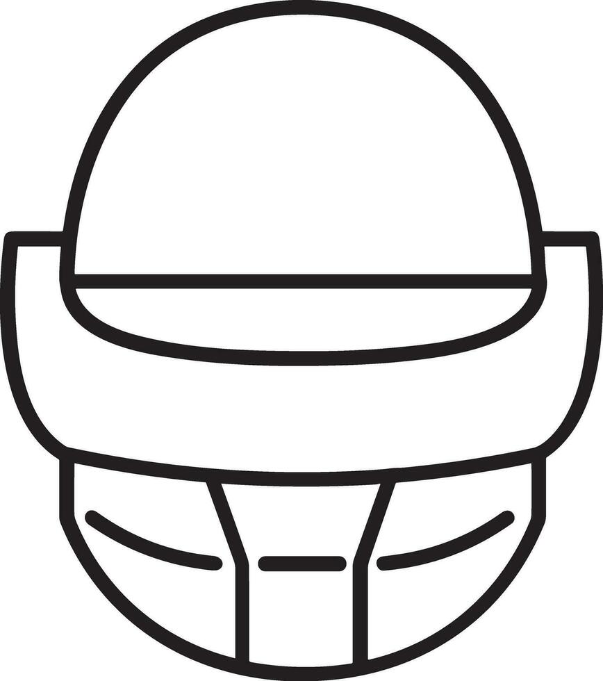 veiligheid helm icoon symbool beeld vector. illustratie van de hoofd beschermer industrieel ingenieur arbeider ontwerp beeld vector