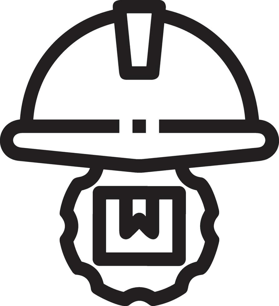 veiligheid helm icoon symbool beeld vector. illustratie van de hoofd beschermer industrieel ingenieur arbeider ontwerp beeld vector