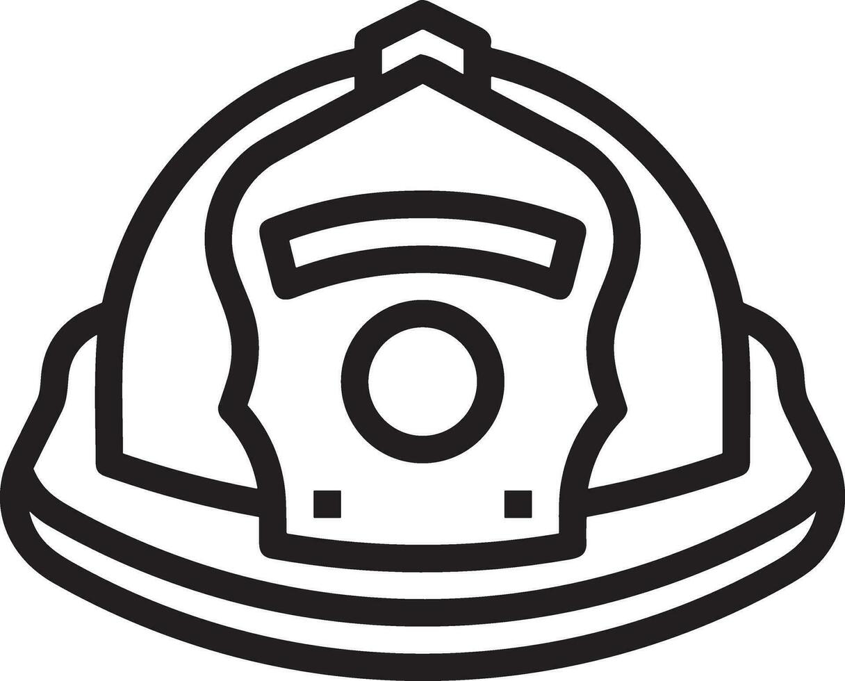 veiligheid helm icoon symbool beeld vector. illustratie van de hoofd beschermer industrieel ingenieur arbeider ontwerp beeld vector