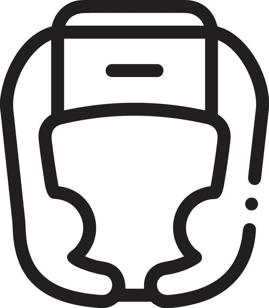 veiligheid helm icoon symbool beeld vector. illustratie van de hoofd beschermer industrieel ingenieur arbeider ontwerp beeld vector