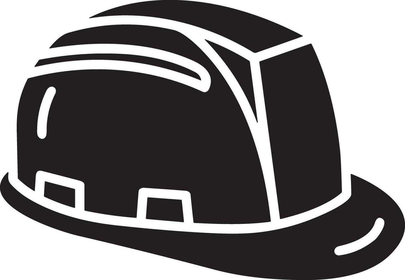 veiligheid helm icoon symbool beeld vector. illustratie van de hoofd beschermer industrieel ingenieur arbeider ontwerp beeld vector